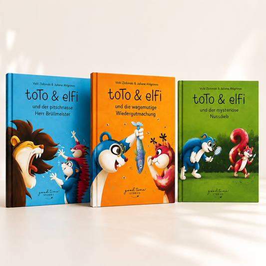 Toto & Elfi – Alle 3 Kinderbücher im Komplettset